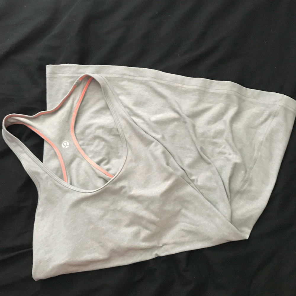 🌟LULULEMON GREY REVERSIBLE TANK
